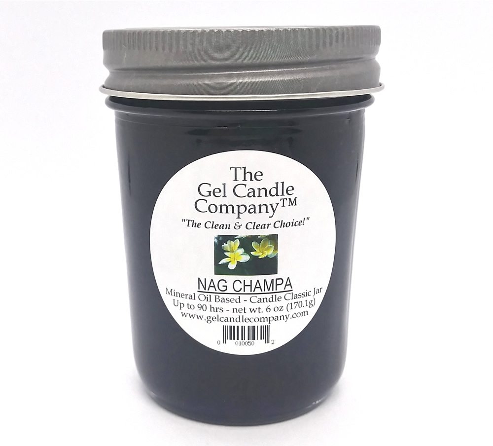 Nag Champa 90 Hour Gel Candle Classic Jar Nag Champa Scented Gel