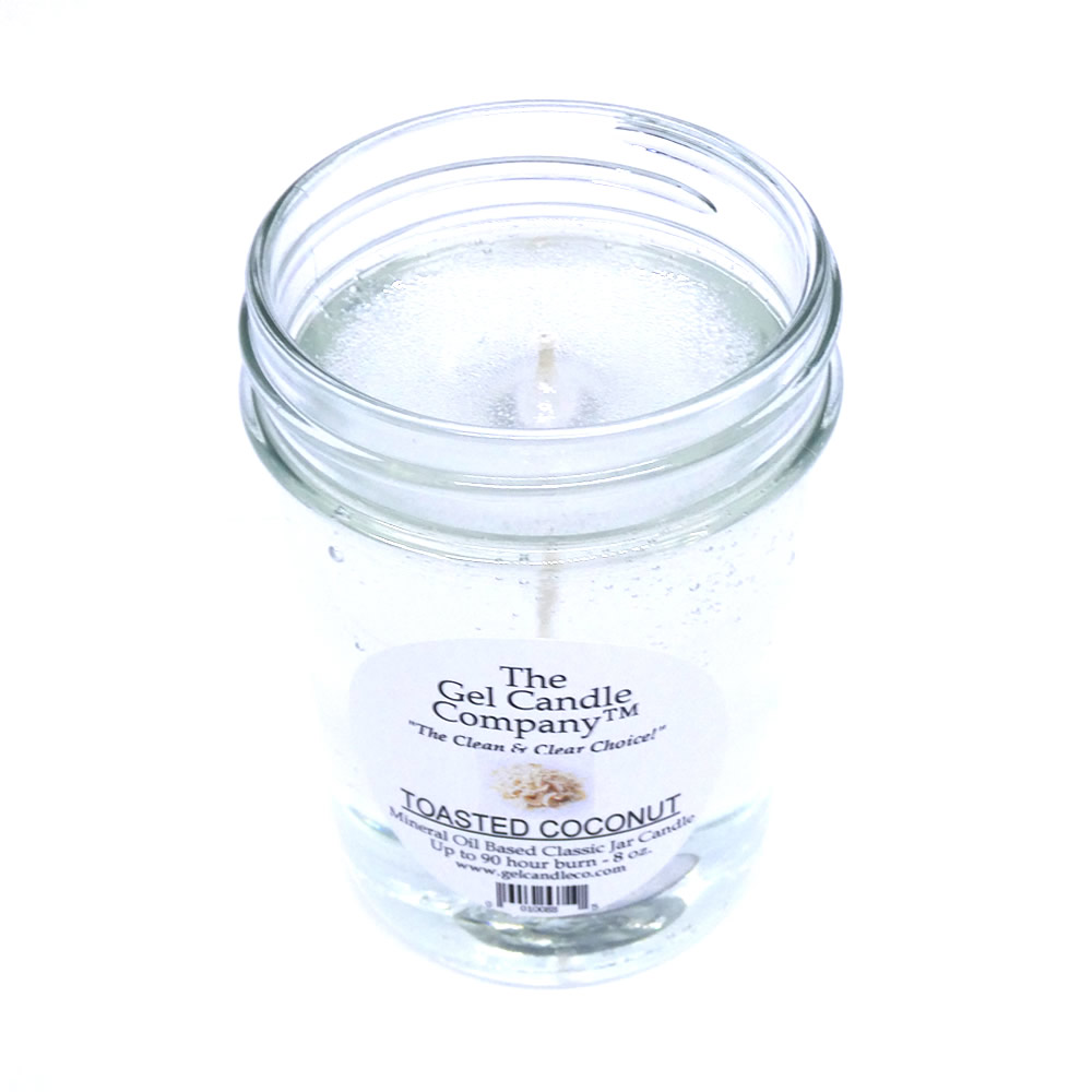 Toasted Coconut 90 Hour Gel Candle Classic Jar - Click Image to Close