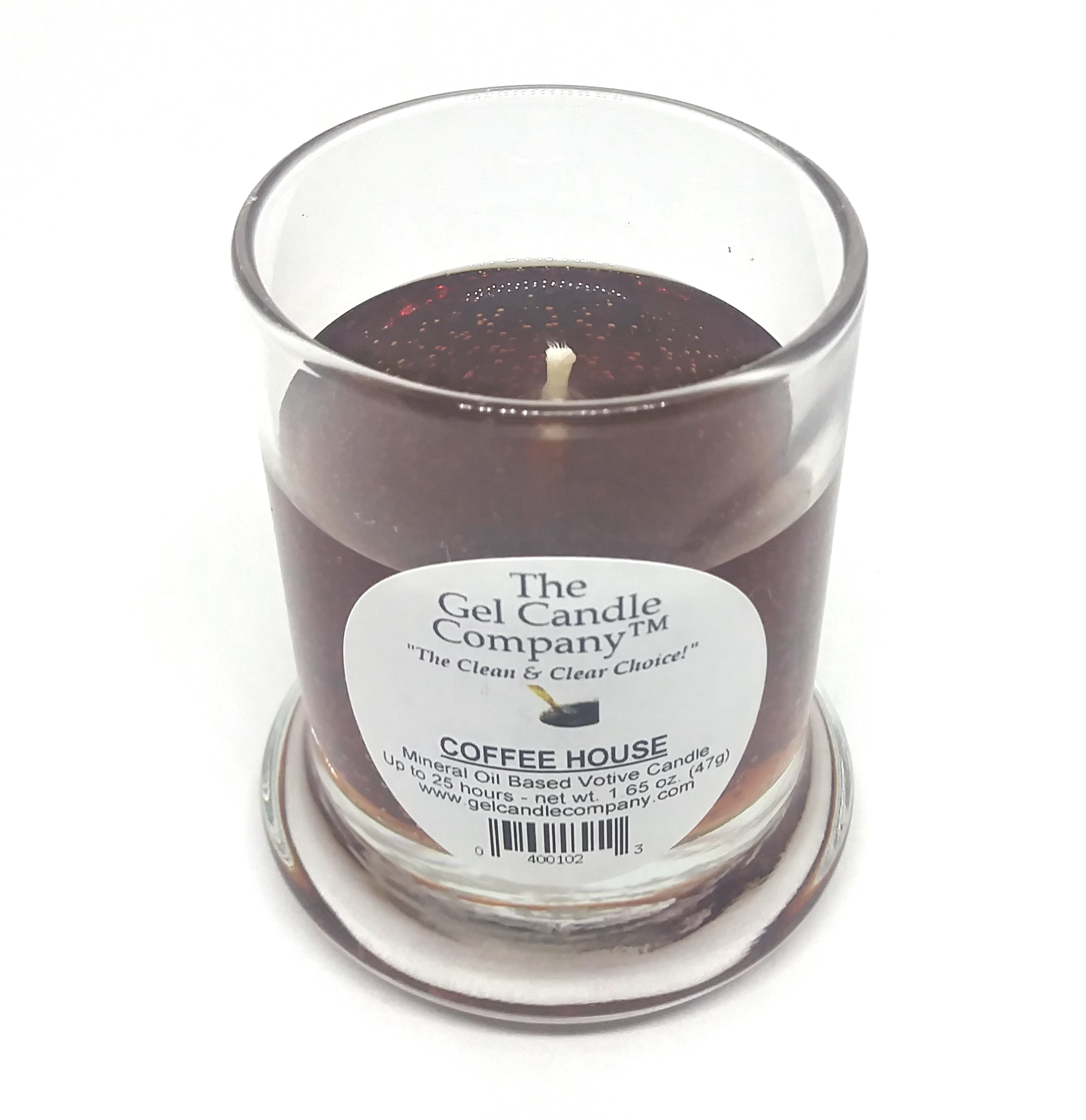 Coffee House Scented Gel Candle Votive - Click Image to Close