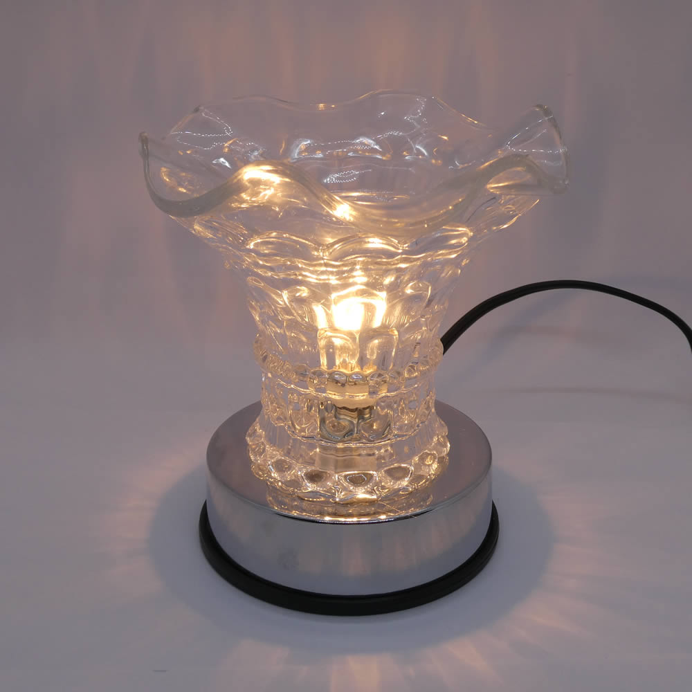 Clear Glass Electric Candle Wax Melt Light, Candle Warmer Lamp
