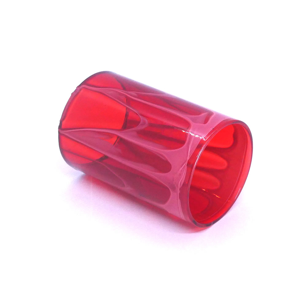 RED - Glass Cylinder