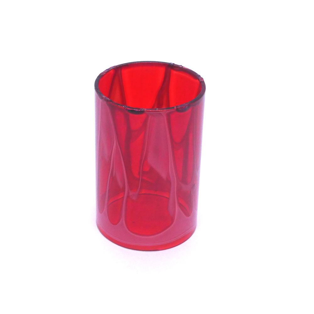 RED - Glass Cylinder