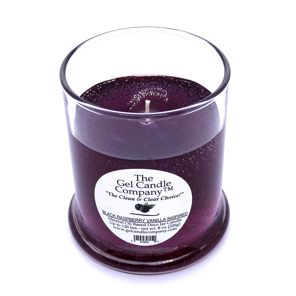 Black Raspberry Vanilla Inspired up to 120 Hour Deco Jar - Click Image to Close