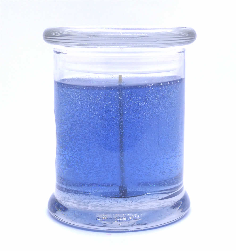 Cool Water Inspired Scented Gel Candle up to 120 Hour Deco Jar