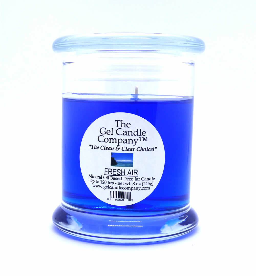 (image for) Fresh Air Scented Gel Candle up to 120 Hour Deco Jar