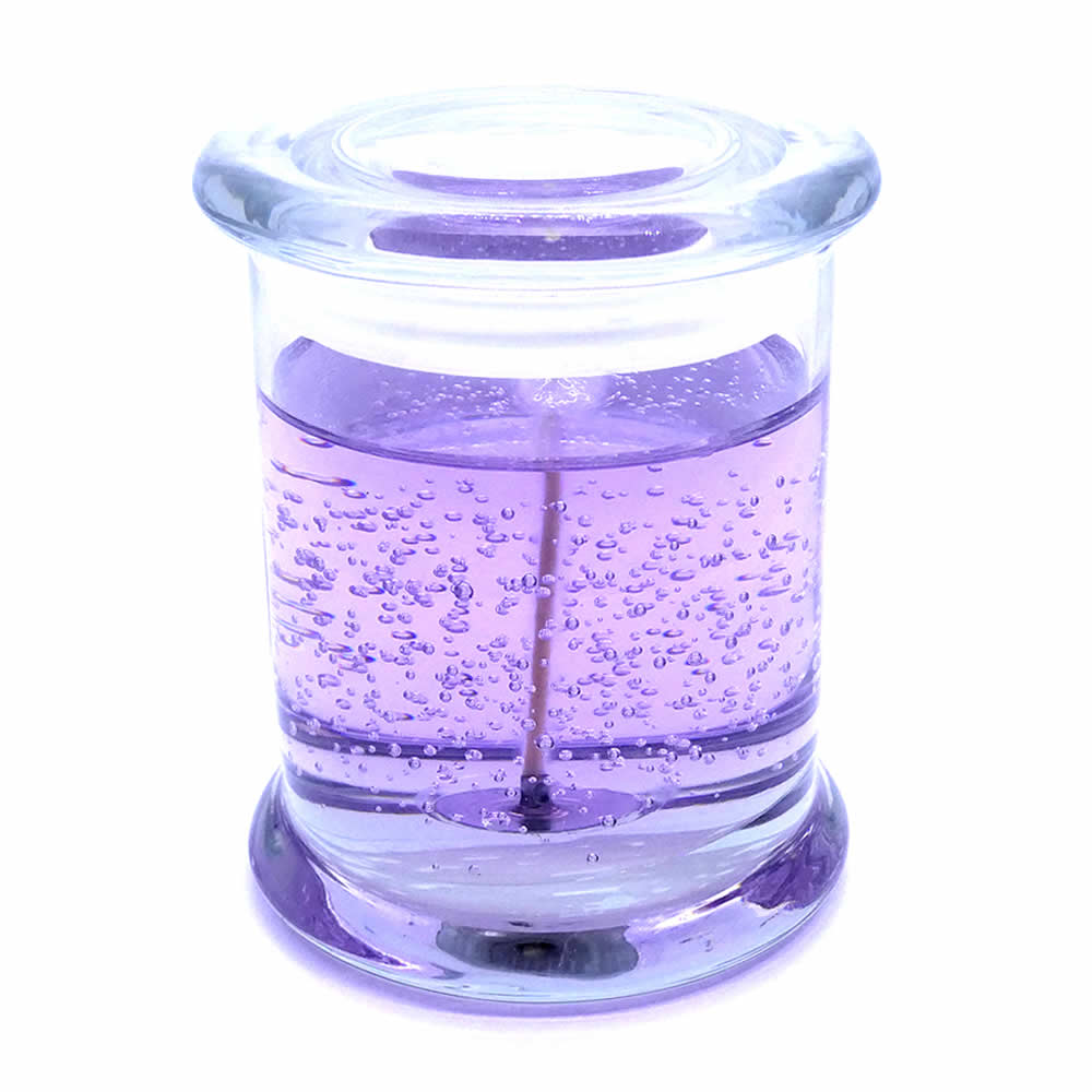 Lavender & Lemongrass Scented Gel Candle up to 120 Hour Deco Jar - Click Image to Close