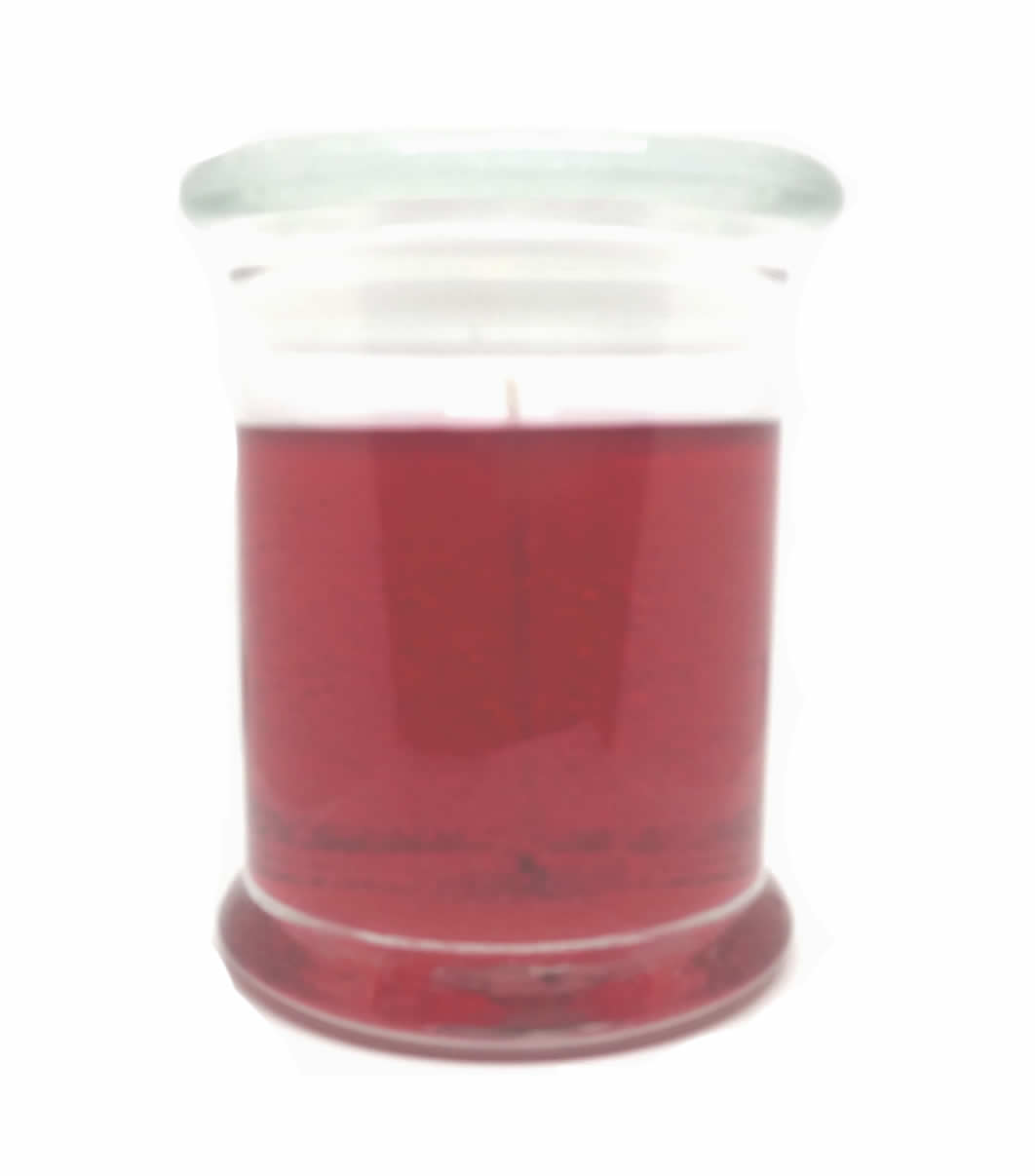 Peppermint Scented Gel Candle up to 120 Hour Deco Jar - Click Image to Close