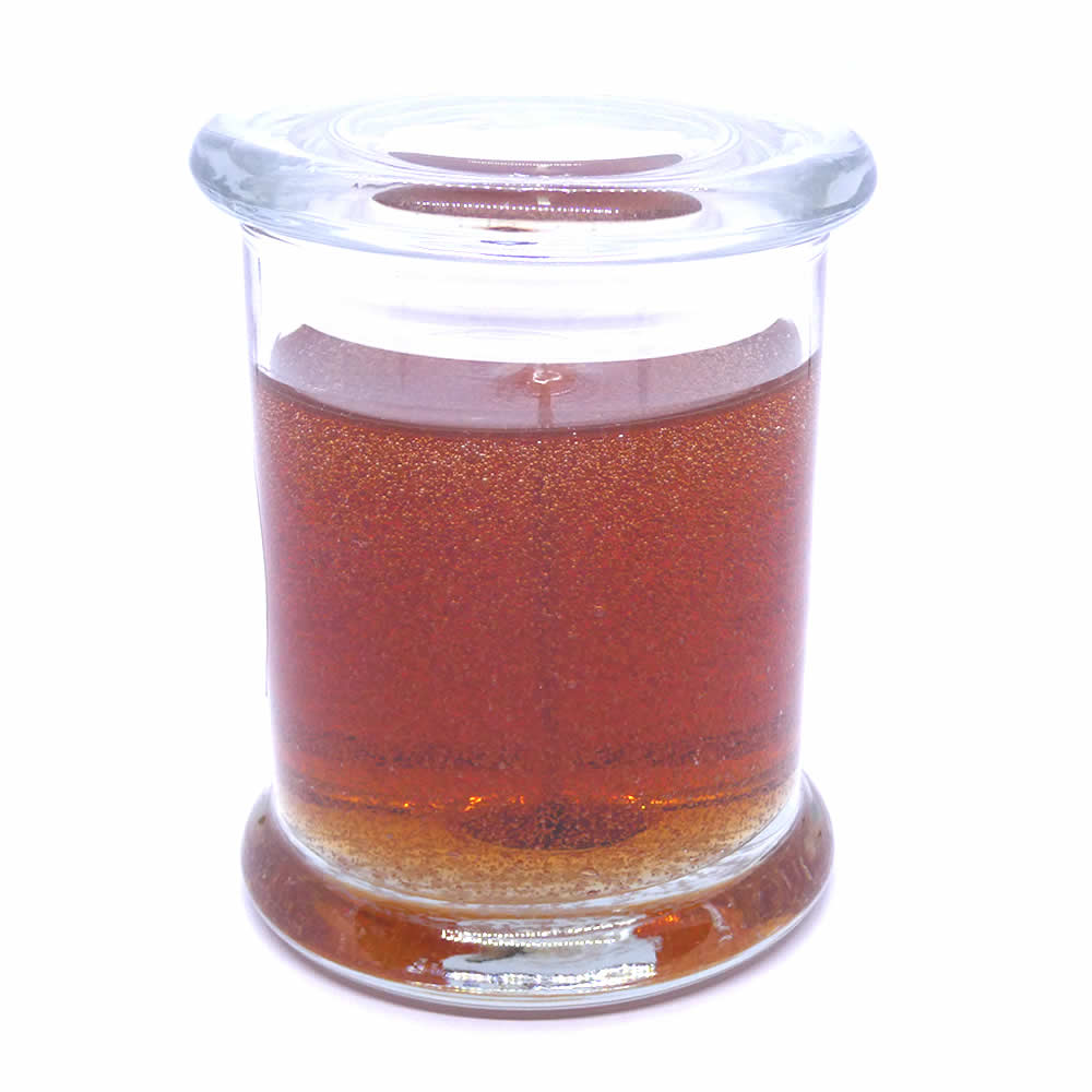 Sandalwood Scented Gel Candle up to 120 Hour Deco Jar - Click Image to Close