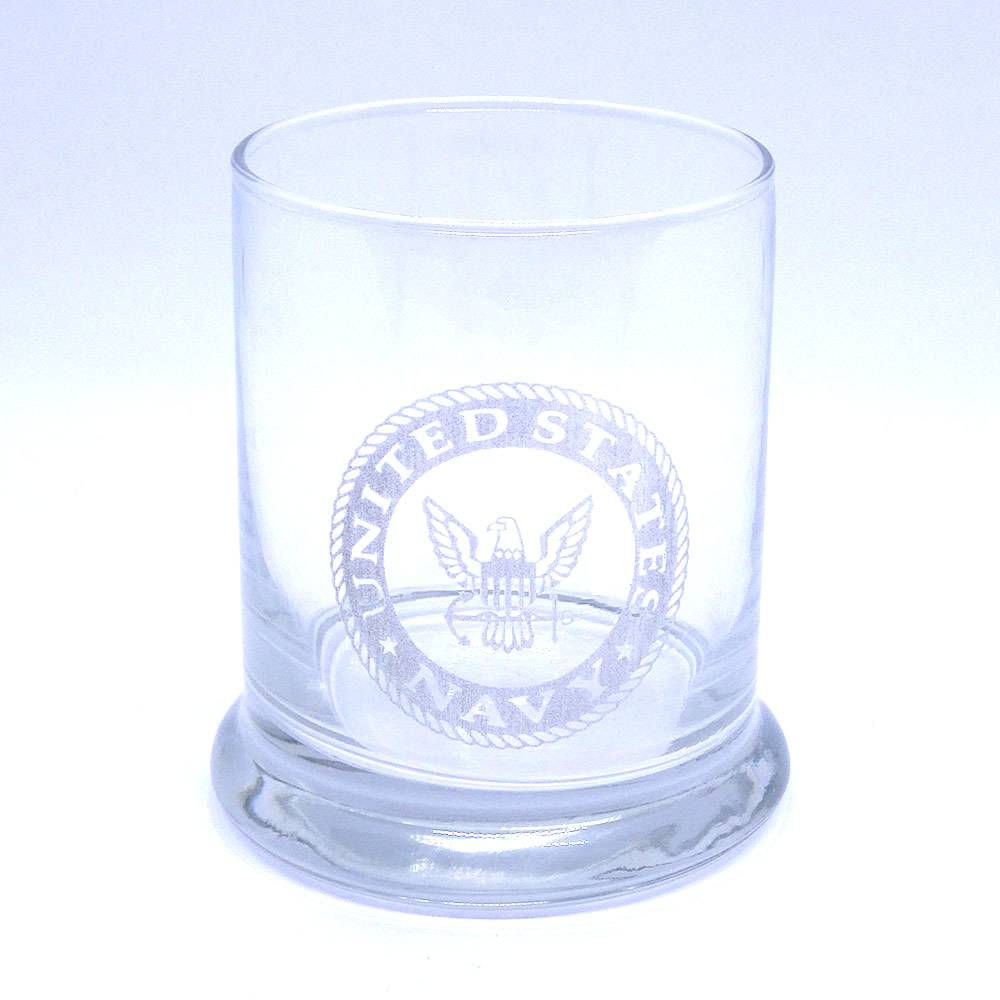 US Navy Etched Glass MID SUMMERS INSPIRED Scented Gel Candle - Click Image to Close