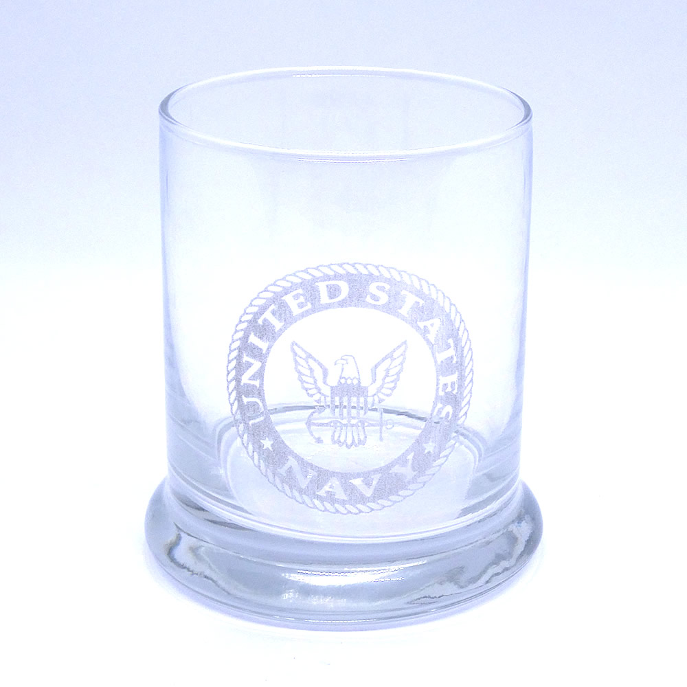 US Navy Etched Glass MID SUMMERS INSPIRED Scented Gel Candle