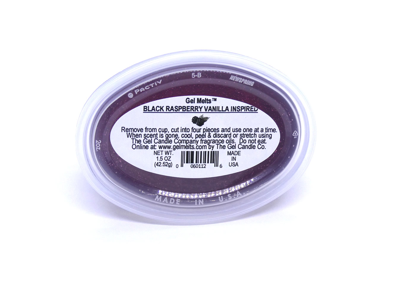 Black Raspberry Vanilla Inspired Gel Melts™ for warmers - 3 pack - Click Image to Close