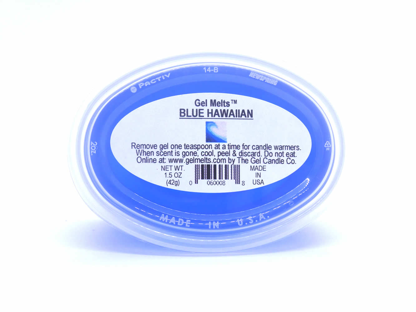 Blue Hawaiian scented Gel Melts™ gel wax for warmers - 3 pack - Click Image to Close