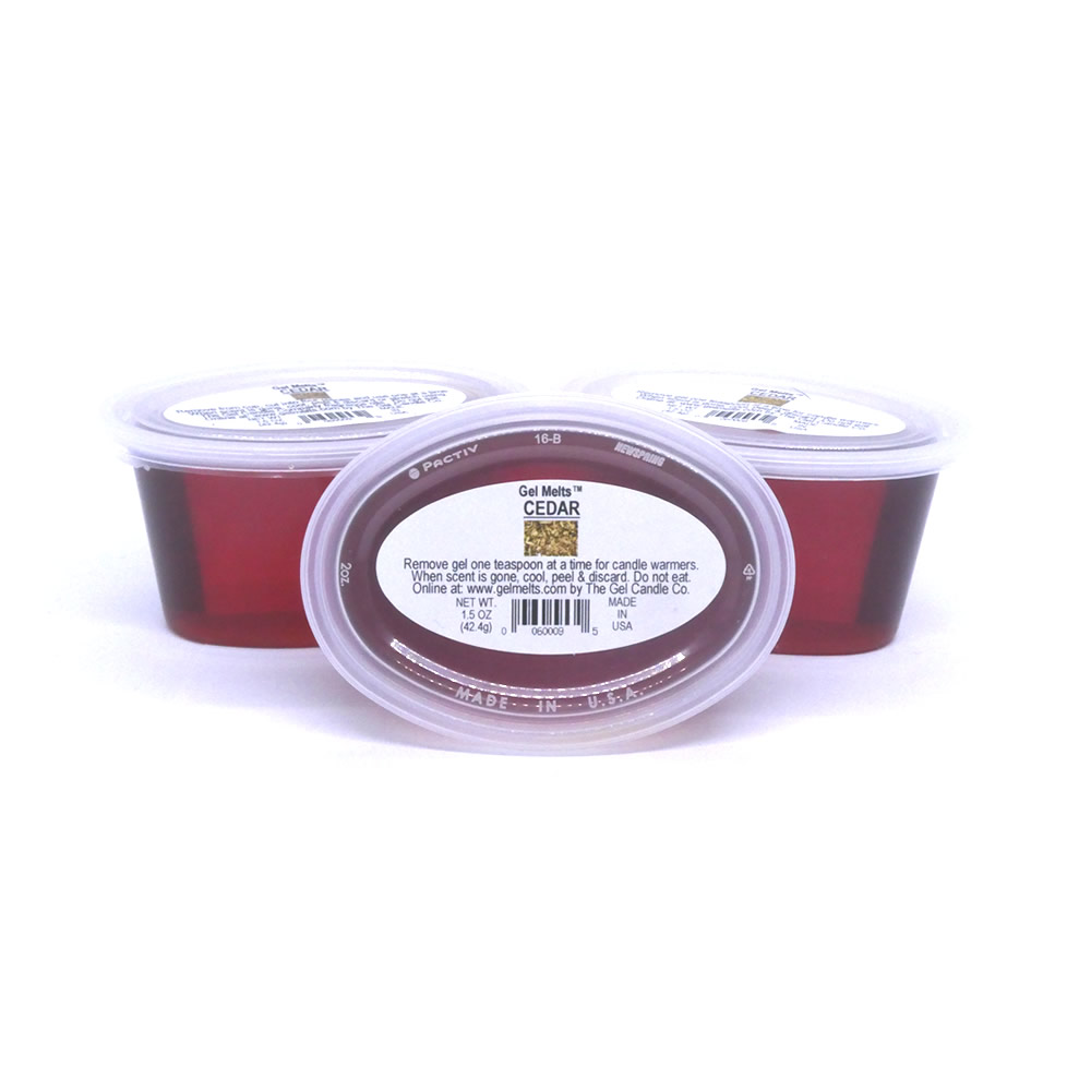 (image for) Cedar scented Gel Melts™ for warmers - 3 pack