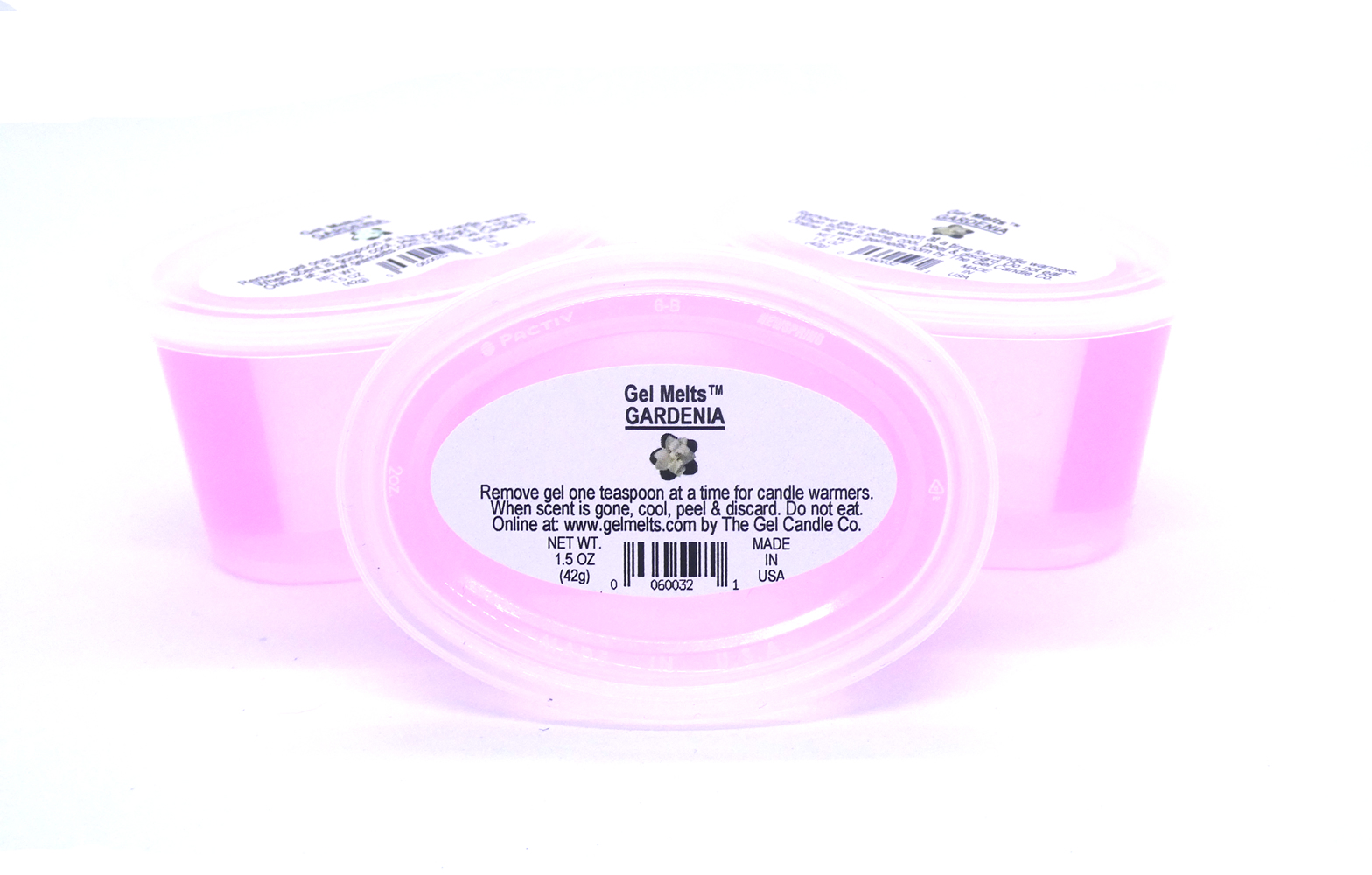 Gardenia scented Gel Melts™ Gel Wax for warmers - 3 pack
