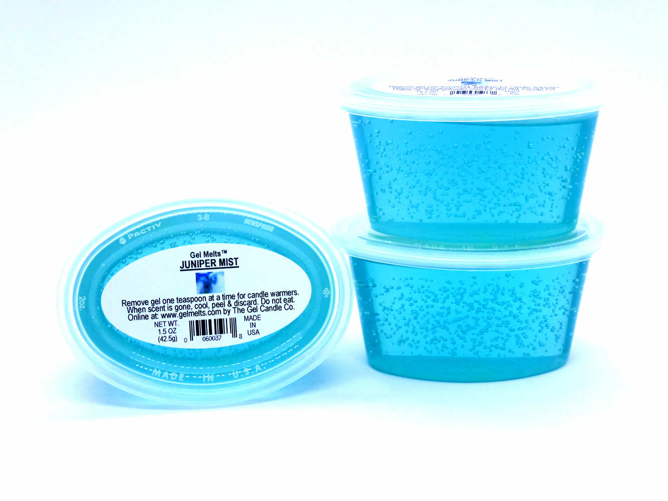 Juniper Mist scented Gel Melts™ Gel Wax for warmers - 3 pack - Click Image to Close