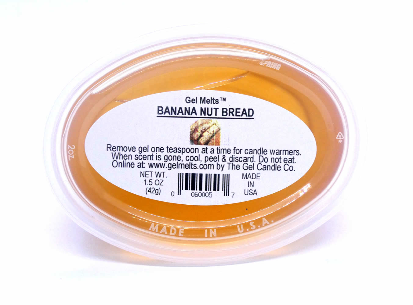 Banana Nut Bread scented Gel Melts™ Gel Wax for warmers - 3 pack - Click Image to Close