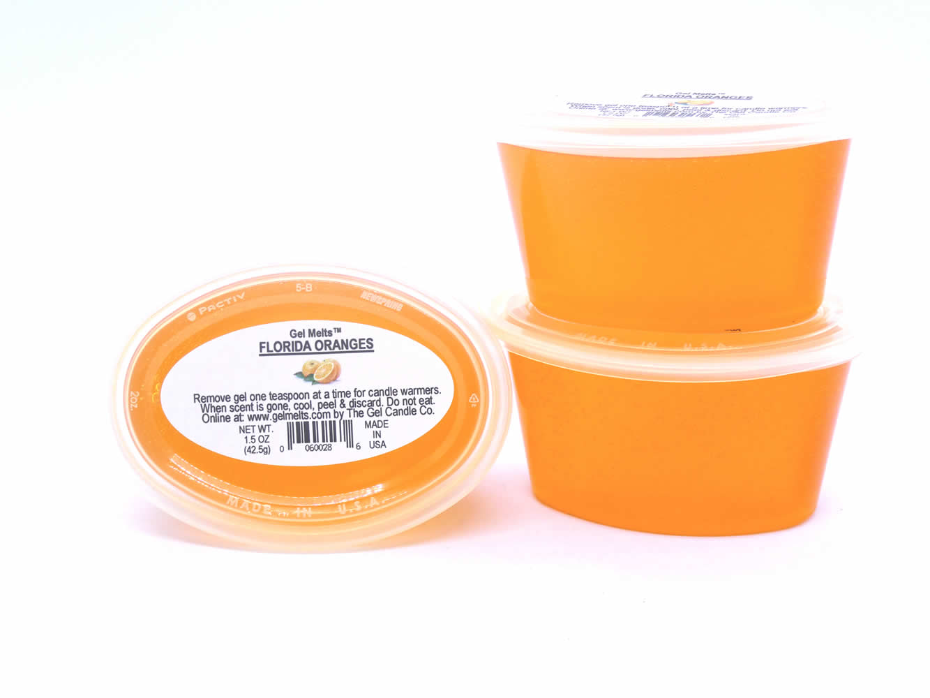 Florida Oranges scented Gel Melts™ Gel Wax for warmers - 3 pack - Click Image to Close