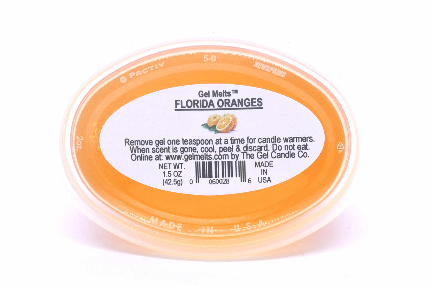 Florida Oranges scented Gel Melts™ Gel Wax for warmers - 3 pack