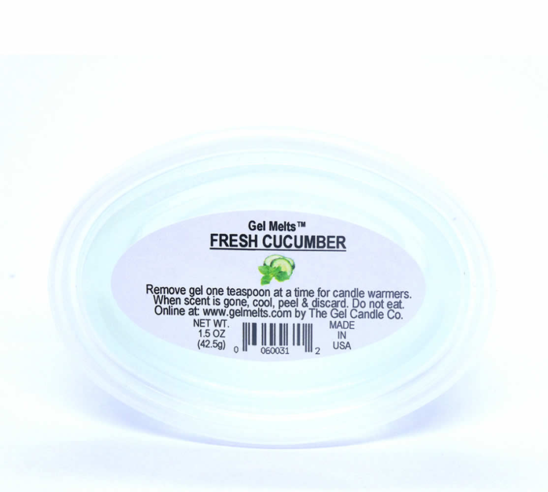 Fresh Cucumber scented Gel Melts™ Gel Wax for warmers - 3 pack - Click Image to Close
