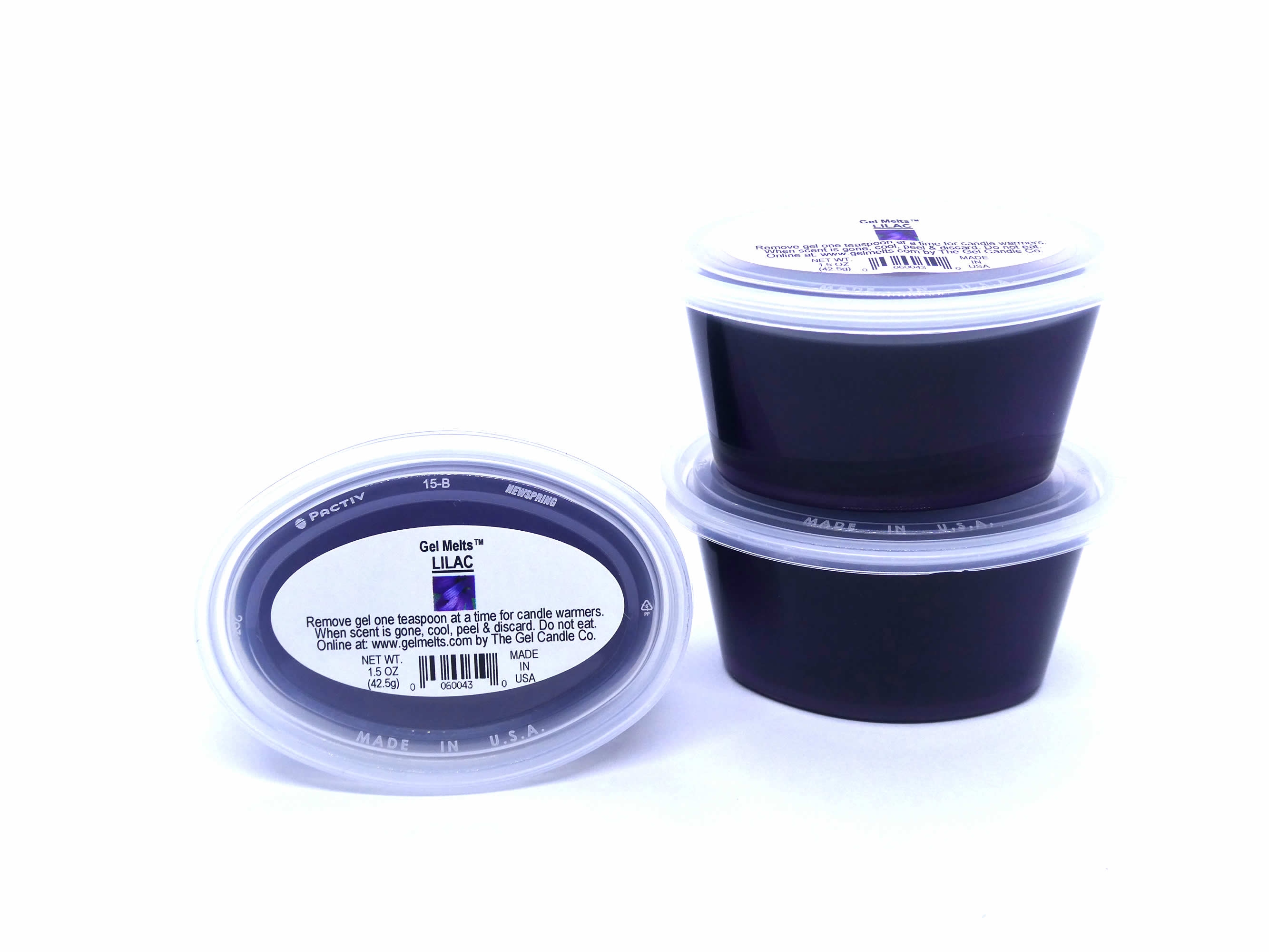 Lilac scented Gel Melts™ Gel Wax for warmers - 3 pack - Click Image to Close