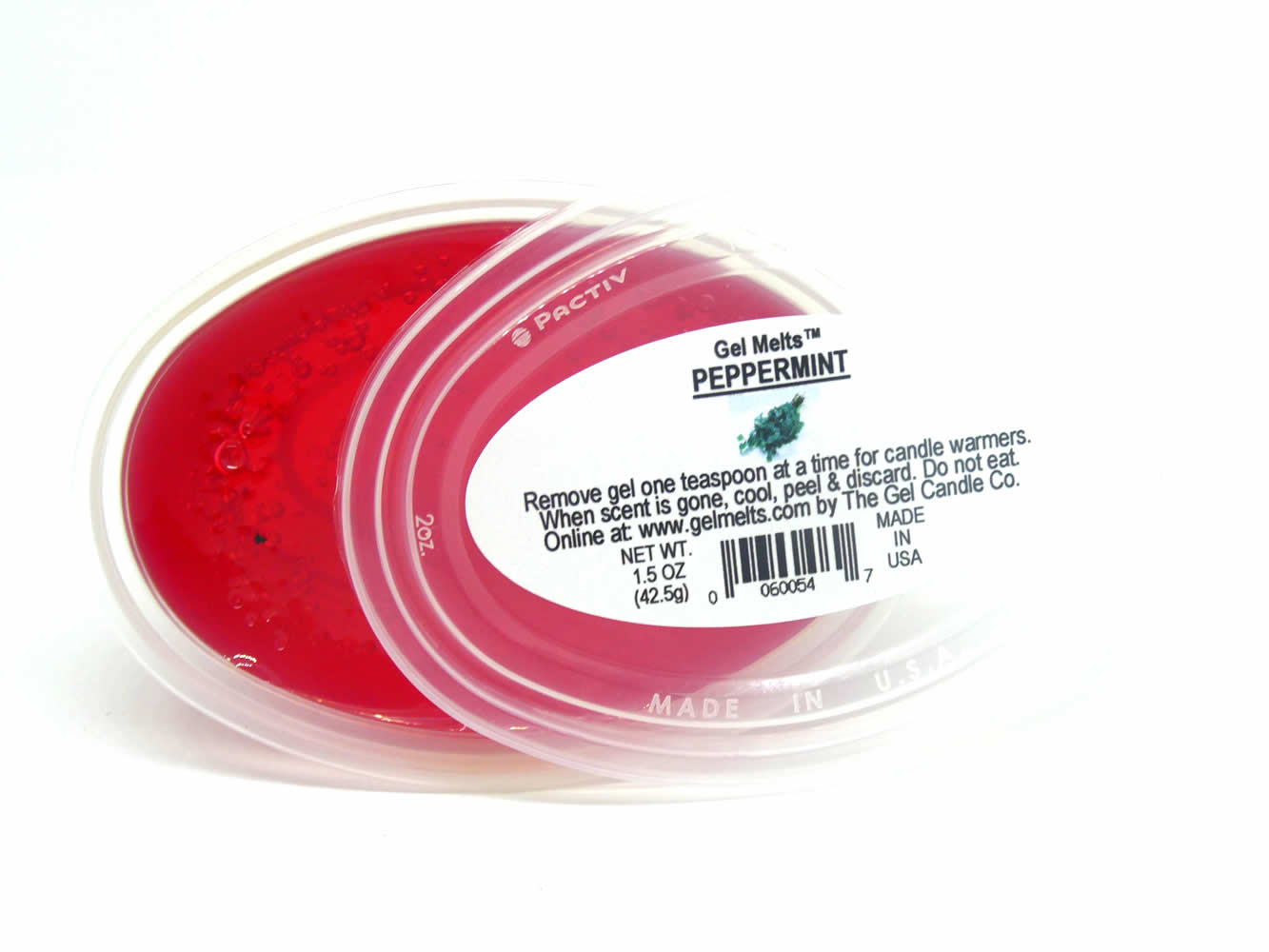 Peppermint scented Gel Melts™ Gel Wax for warmers - 3 pack