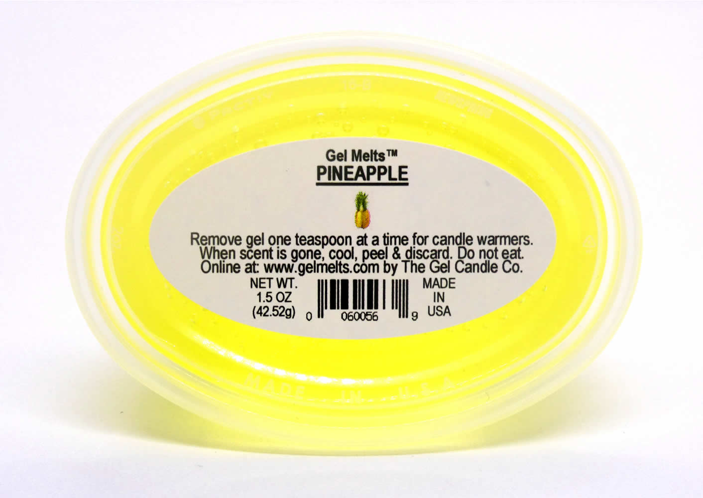 Pineapple scented Gel Melts™ Gel Wax for warmers - 3 pack - Click Image to Close