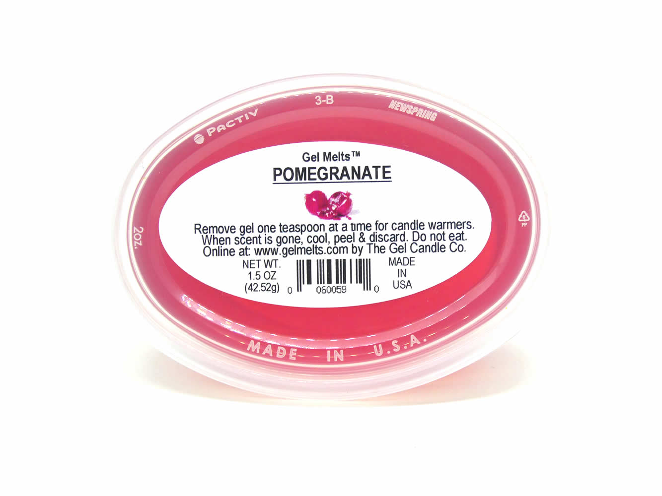 Pomegranate scented Gel Melts™ Gel Wax for warmers - 3 pack