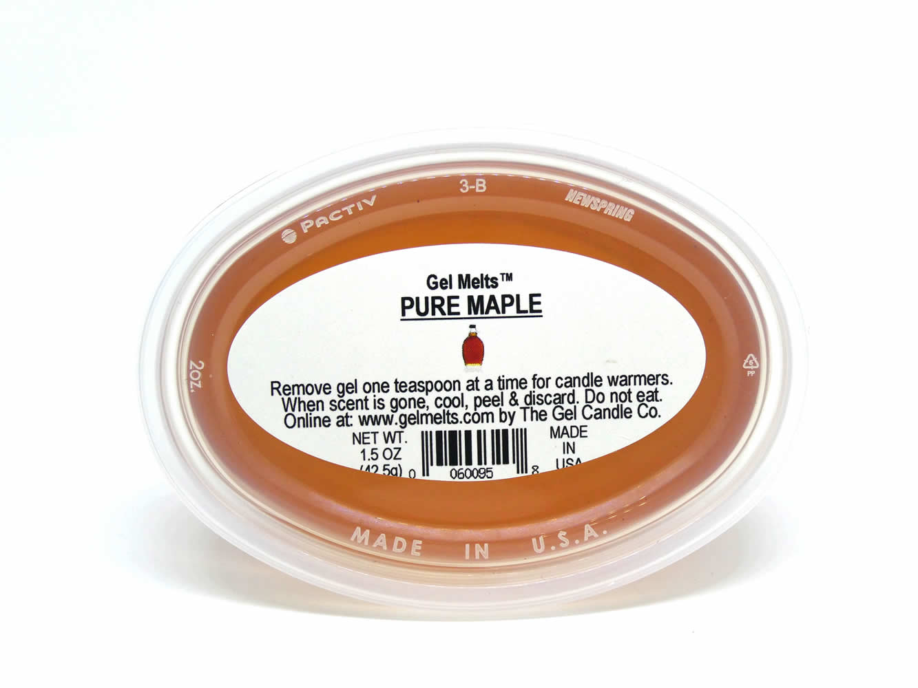 Pure Maple scented Gel Melts™ for warmers - 3 pack - Click Image to Close