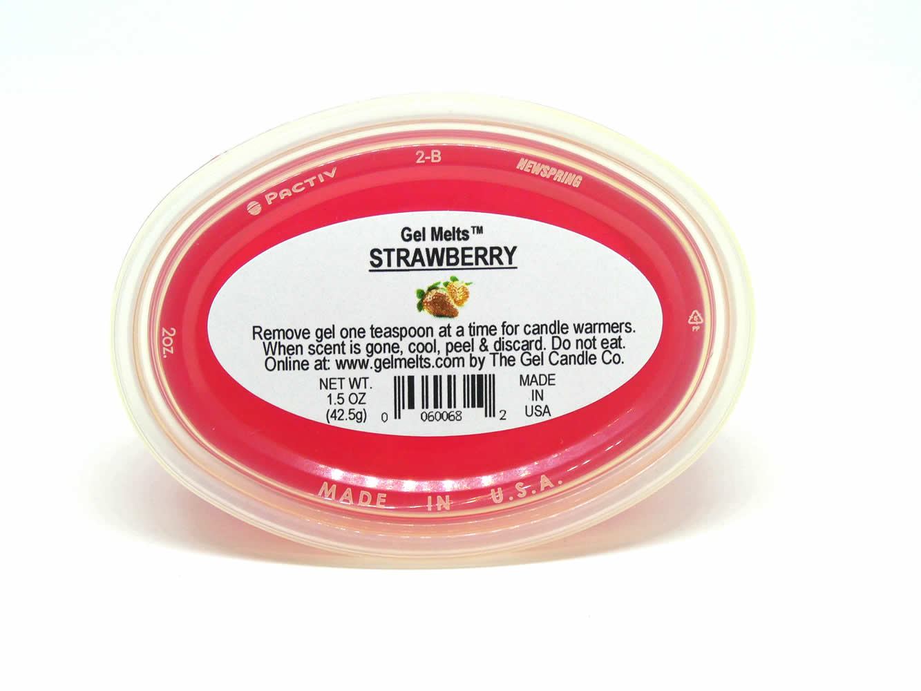 Strawberry scented Gel Melts™ Gel Wax for warmers - 3 pack - Click Image to Close