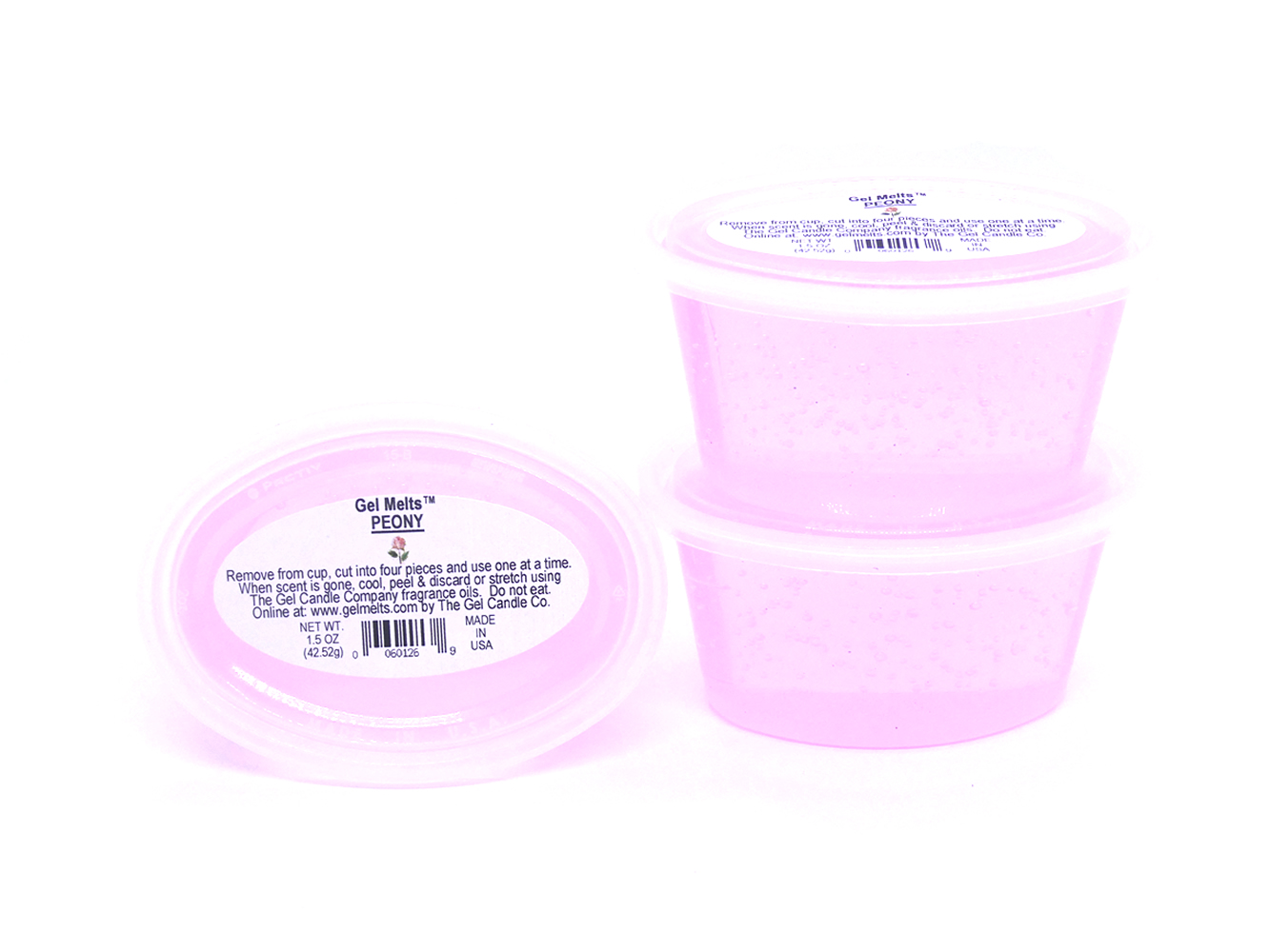 Peony scented Gel Melts™ for warmers - 3 pack