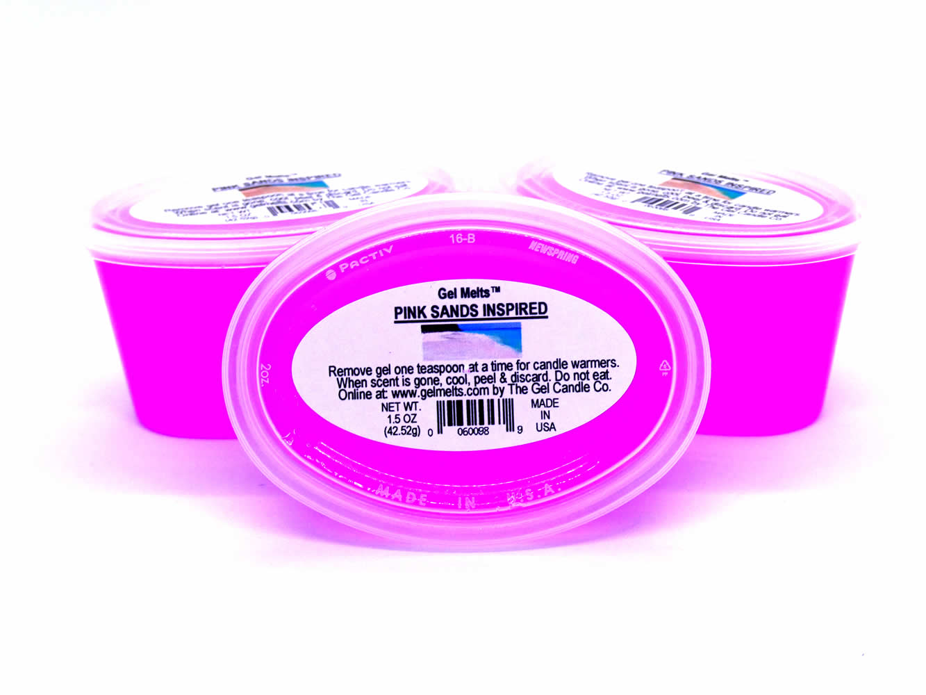 (image for) Pink Sands Inspired Scented Gel Melts™ for warmers 3 pack