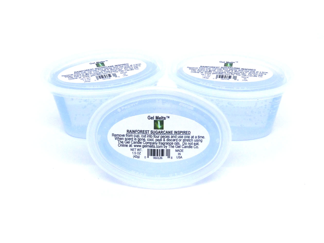 (image for) Rainforest Sugarcane Inspired Gel Melts™ for warmers - 3 pack