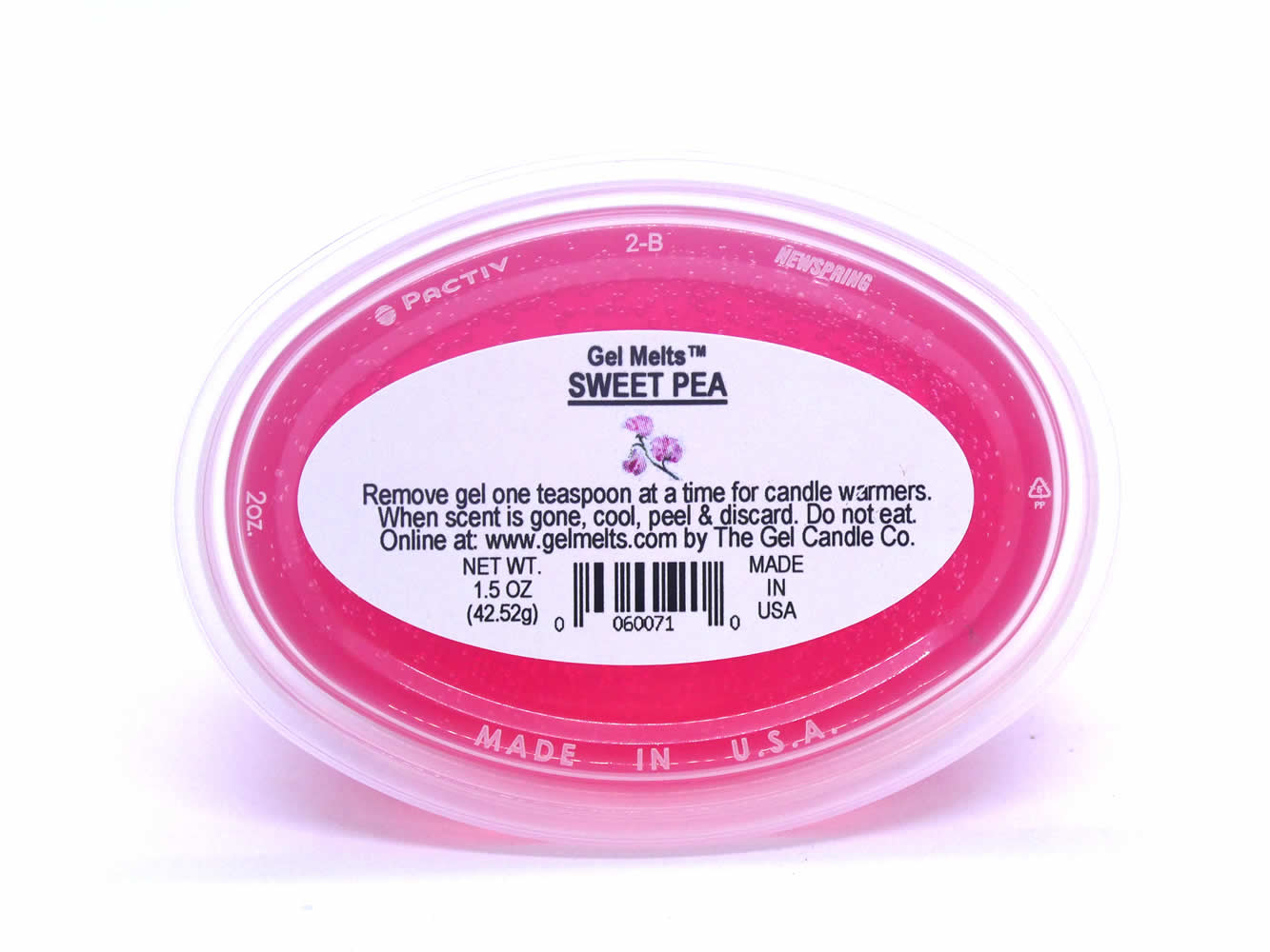 Sweet Pea scented Gel Melts™ for warmers - 3 pack - Click Image to Close