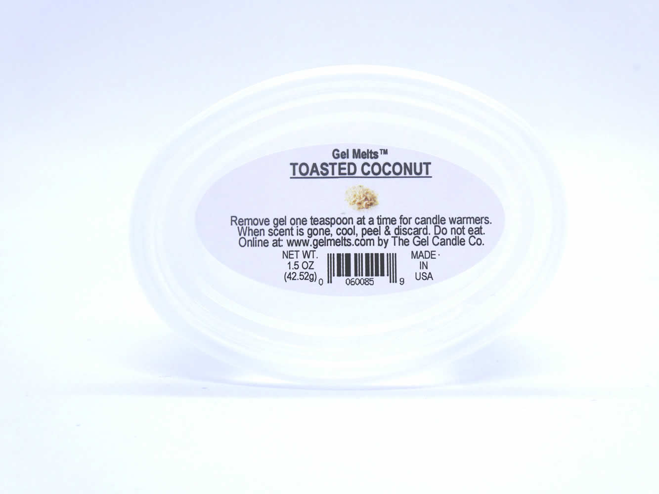 Toasted Coconut Scented Gel Melts™ Gel Wax for warmers 3 pack - Click Image to Close