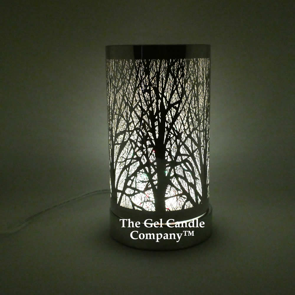 Color Changing Oil Gel Melts Wax Diffuser Lamp - FOREST TREES - Click Image to Close