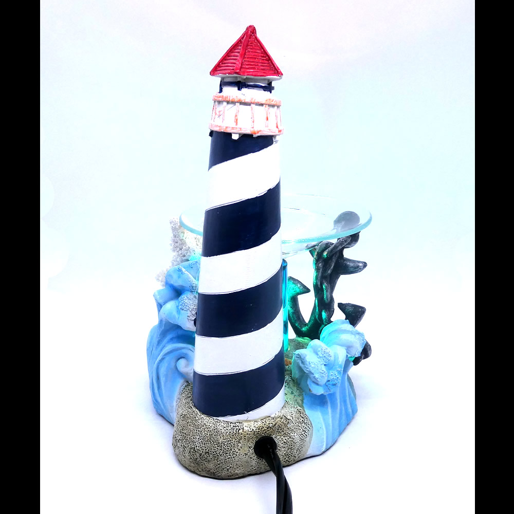 Lighthouse Figurine Statue Oil Melt Warmer On Dimmer