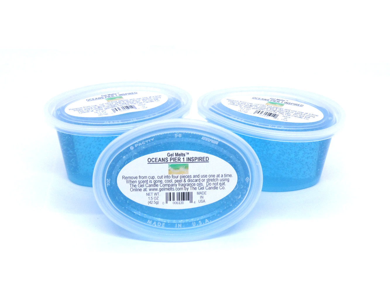 Oceans Pier 1 Inspired Scented Gel Melts™ for warmer 3 pack - Click Image to Close