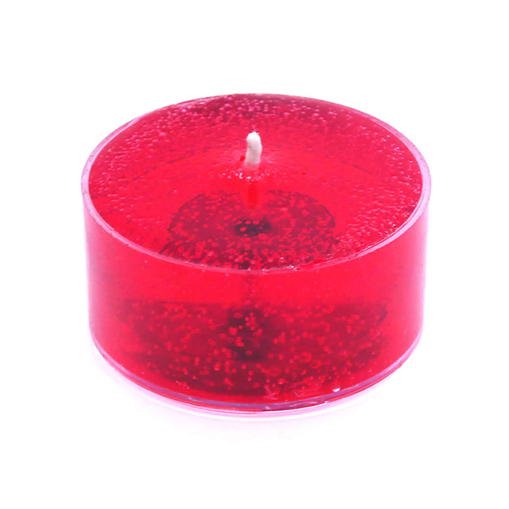 Pomegranate Scented Gel Candle Tea Lights - 24 pk.