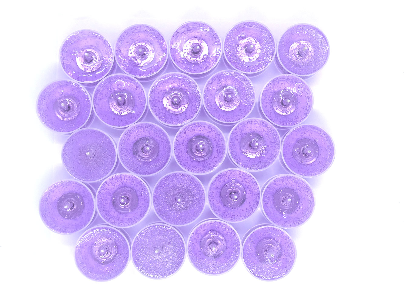 Lavender Scented Gel Candle Tea Lights - 4 pk. - Click Image to Close