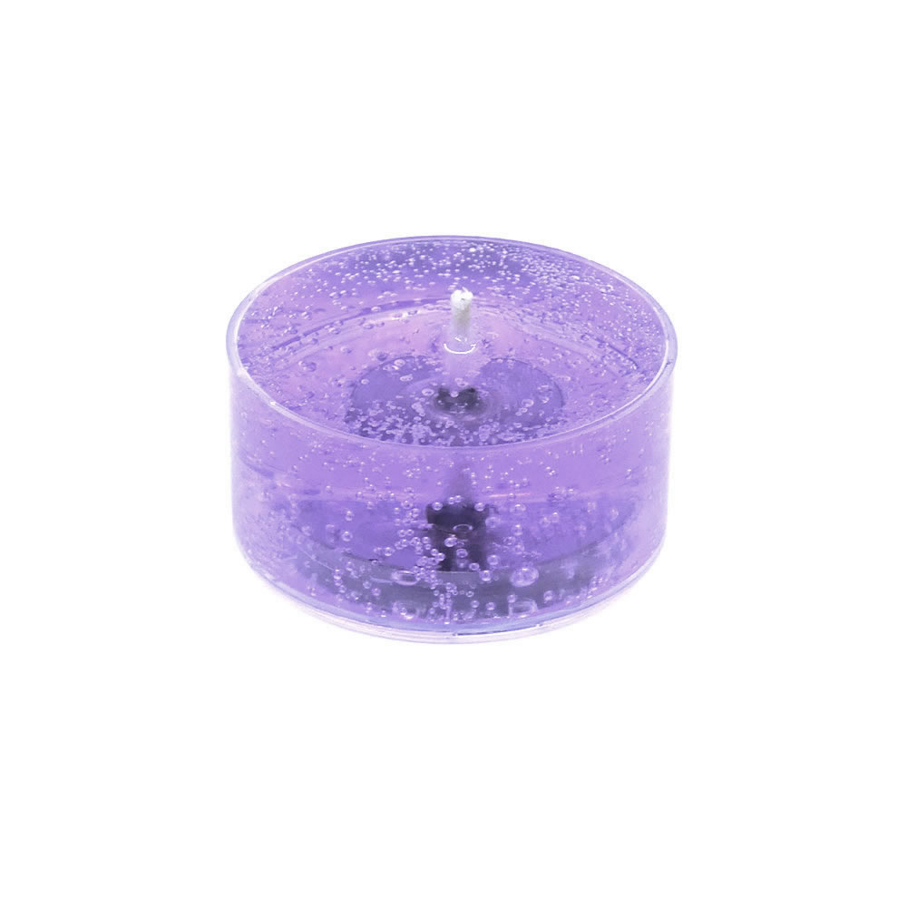 Lavender Lemongrass Scented Gel Candle Tea Lights - 4 pk. - Click Image to Close