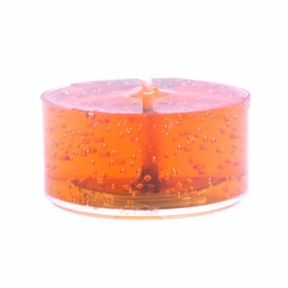 Mango Papaya Scented Gel Candle Tea Lights - 4 pk. - Click Image to Close