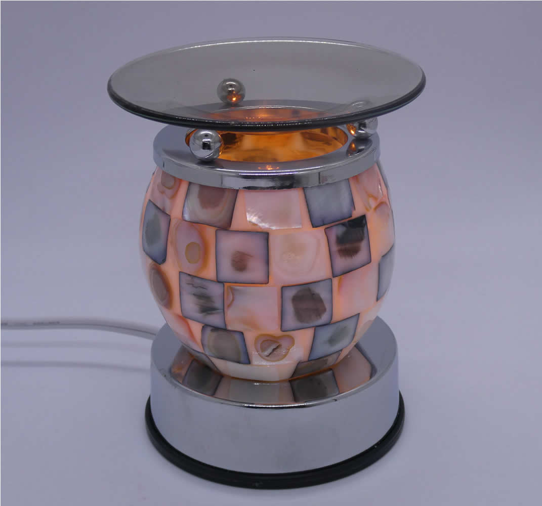 Mother of Pearl Design Touch Activation Warmer Diffuser