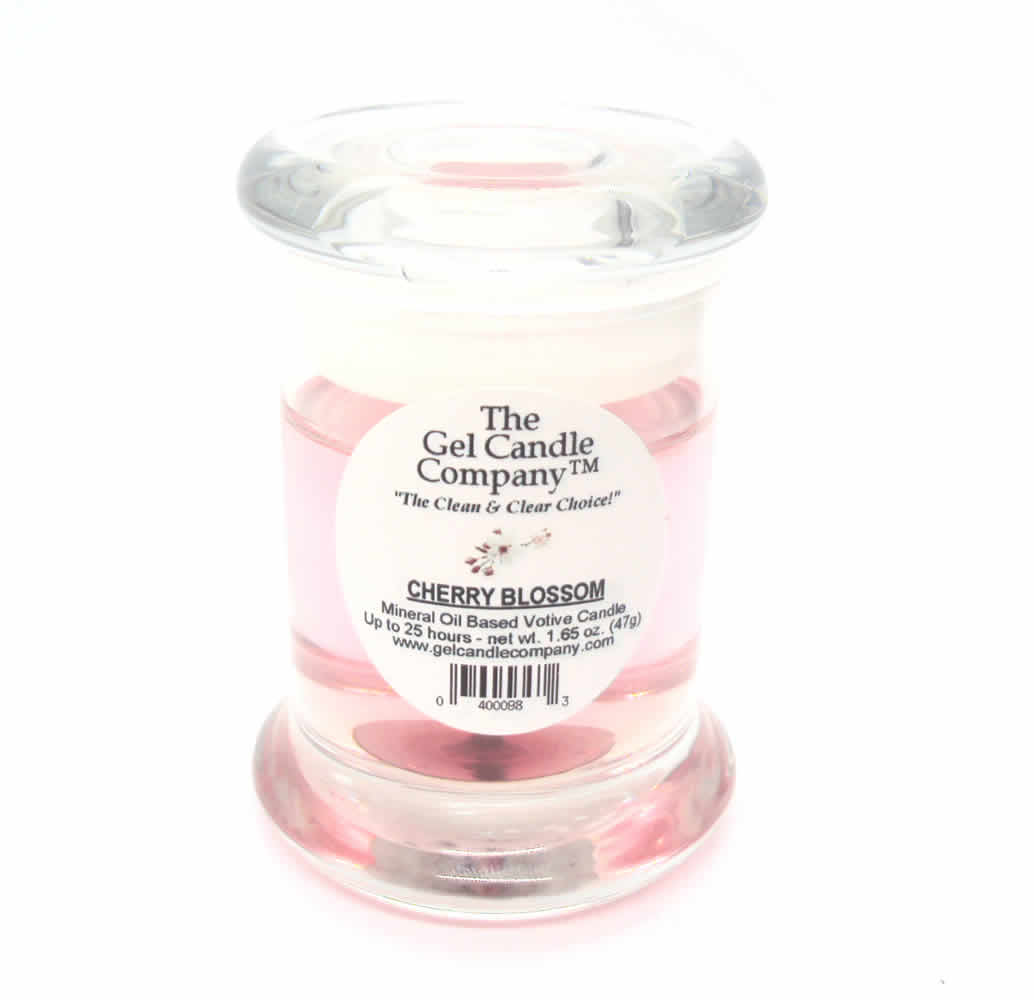 Cherry Scented Gel Candle Votive - Click Image to Close