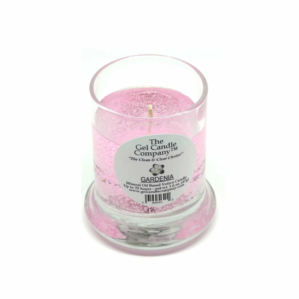 Gardenia Scented Gel Candle Votive - Click Image to Close