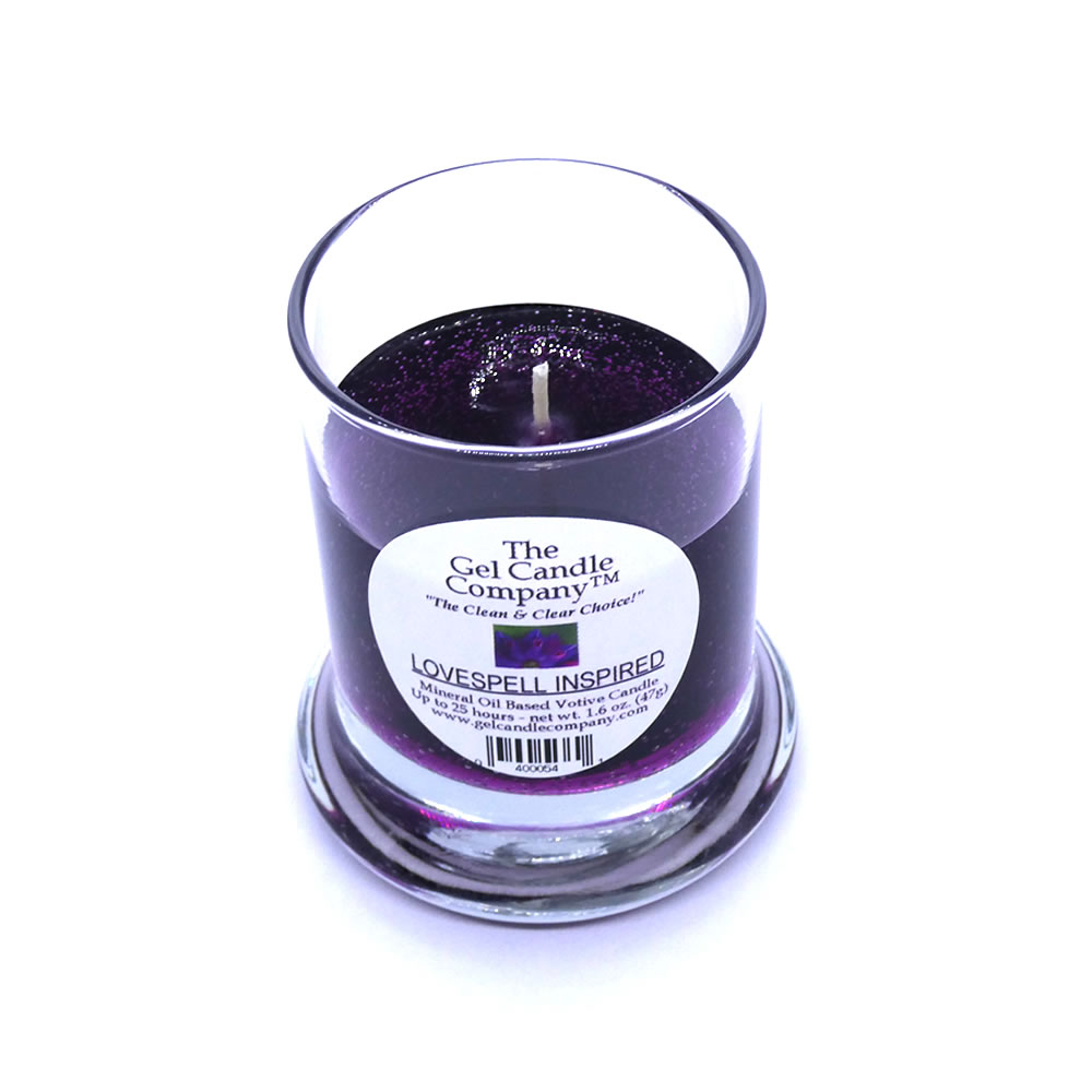 Lovespell Inspired Water Inspired Scented Gel Candle Votive