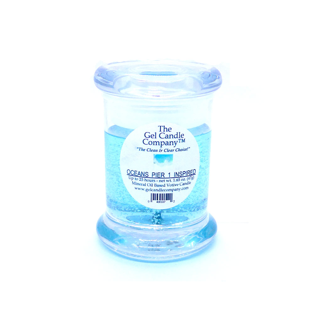 (image for) Oceans Pier1 Inspired Scented Gel Candle Votive 25 Hour
