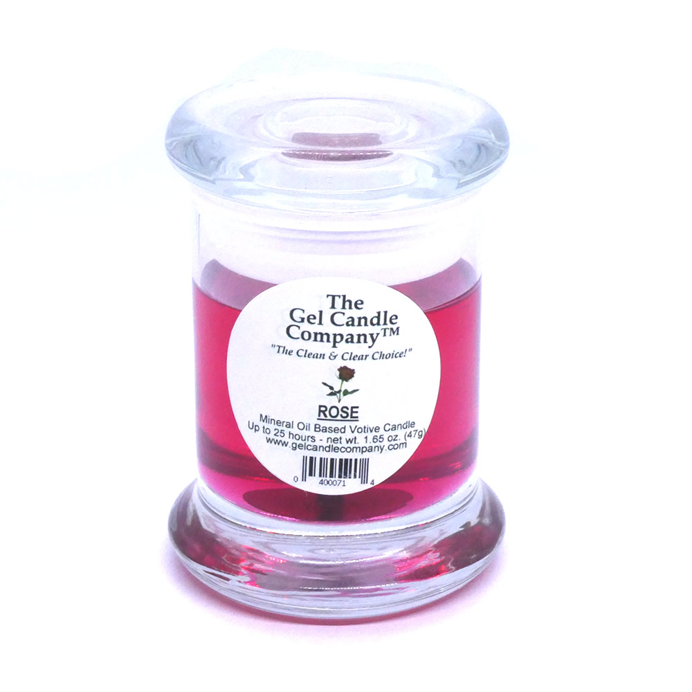 (image for) Rose Scented Gel Candle Votive