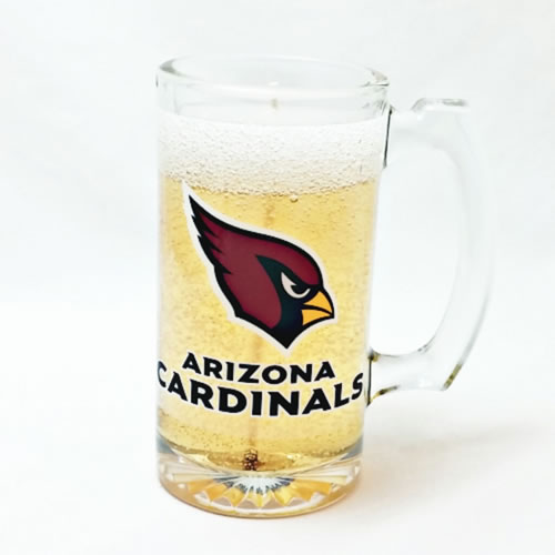 Arizona Cardinals Beer Gel Candle - Click Image to Close