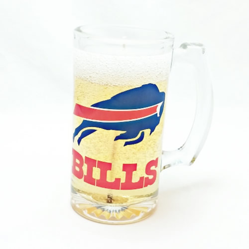 Buffalo Bills Beer Gel Candle - Click Image to Close
