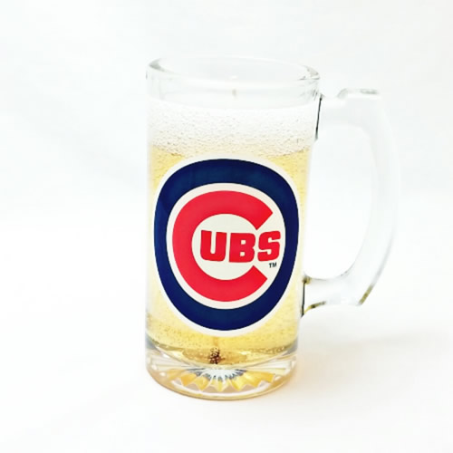 Chicago Cubs Beer Gel Candle - Click Image to Close